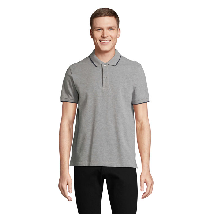 PALERMO - Grey Melange/ French Navy