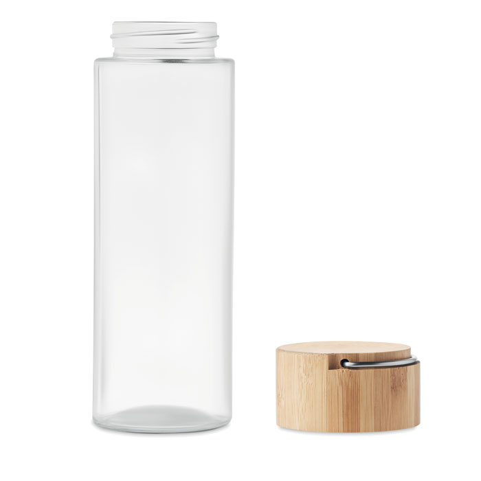 AMELAND - Glass bottle 500ml, bamboo lid